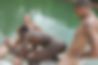 DaBod Gets 2 Big Cocks In The Sun!