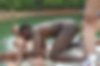 DaBod Gets 2 Big Cocks In The Sun!