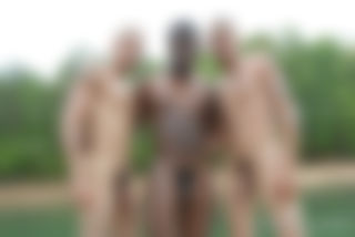 DaBod Gets 2 Big Cocks In The Sun!