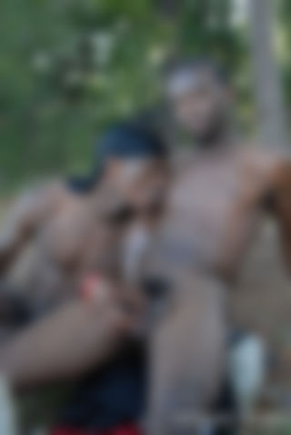 3 Big Black Cocks By The River!